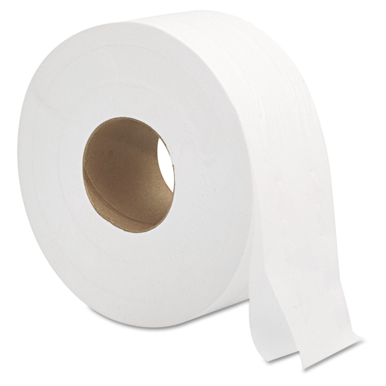 Jumbo Roll Bath Tissue, Septic Safe, 2-Ply, White, 3.3" X 700 Ft, 12/carton - GEN9JUMBOB