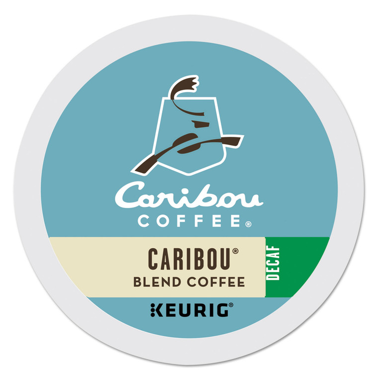 Caribou Blend Decaf Coffee K-Cups, 24/box - GMT6995