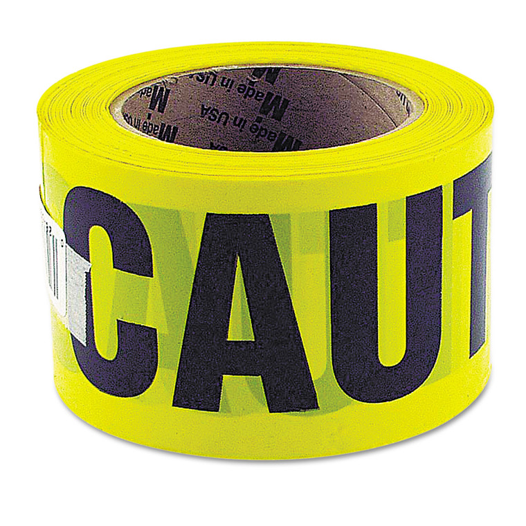 Caution Safety Tape, Non-Adhesive, 3" X 1,000 Ft, Yellow - GNS10379