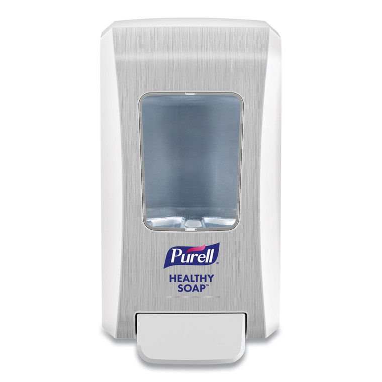 Fmx-20 Soap Push-Style Dispenser, 2,000 Ml, 6.5 X 4.65 X 11.86, White/chrome, 6/carton - GOJ523006CT