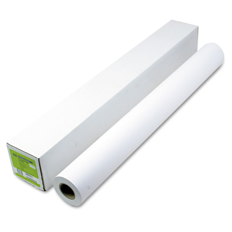 Designjet Inkjet Large Format Paper, 4.9 Mil, 36" X 150 Ft, Coated White - HEWQ1405B