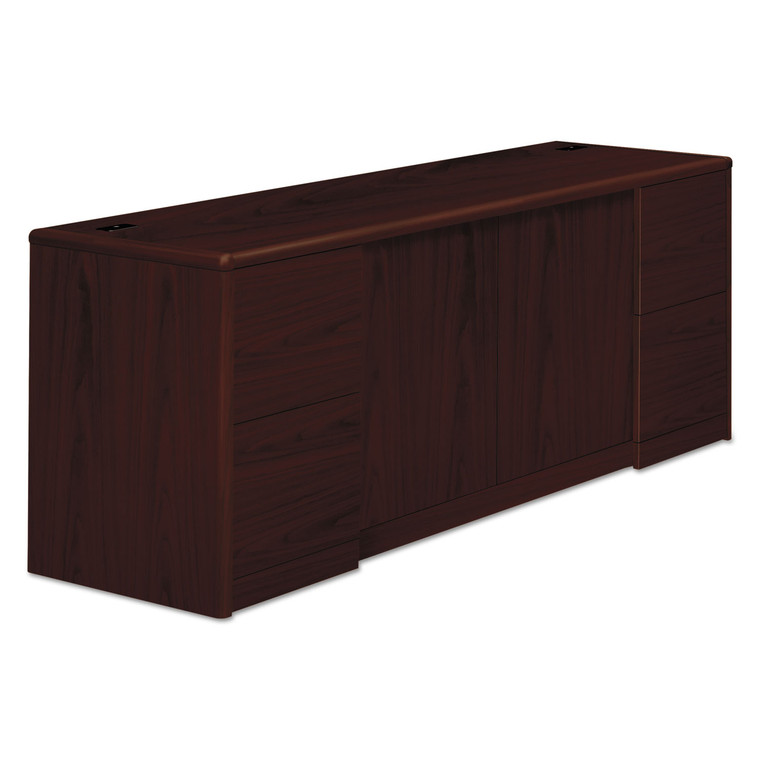 10700 Series Credenza W/doors, 72w X 24d X 29.5h, Mahogany - HON10742NN