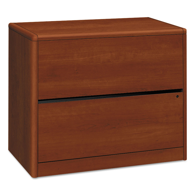 10700 Series Locking Lateral File, 2 Legal/letter-Size File Drawers, Cognac, 36" X 20" X 29.5" - HON10762CO
