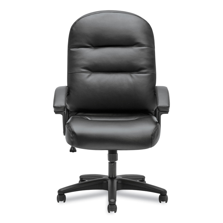 Pillow-Soft 2090 Series Executive High-Back Swivel/tilt Chair, Supports Up To 250 Lb, 16" To 21" Seat Height, Black - HON2095HPWST11T