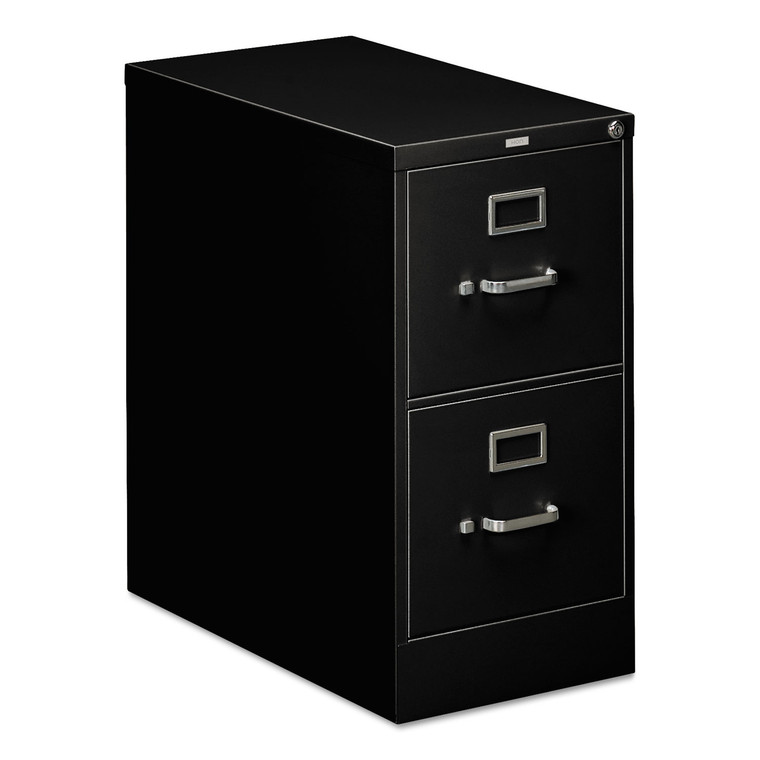 310 Series Vertical File, 2 Letter-Size File Drawers, Black, 15" X 26.5" X 29" - HON312PP
