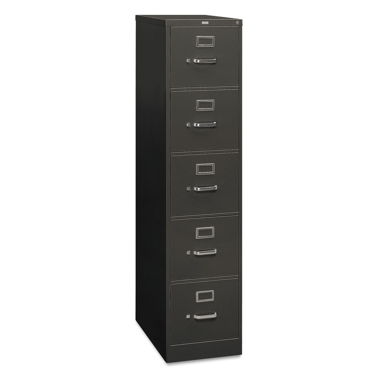 310 Series Vertical File, 5 Letter-Size File Drawers, Charcoal, 15" X 26.5" X 60" - HON315PS