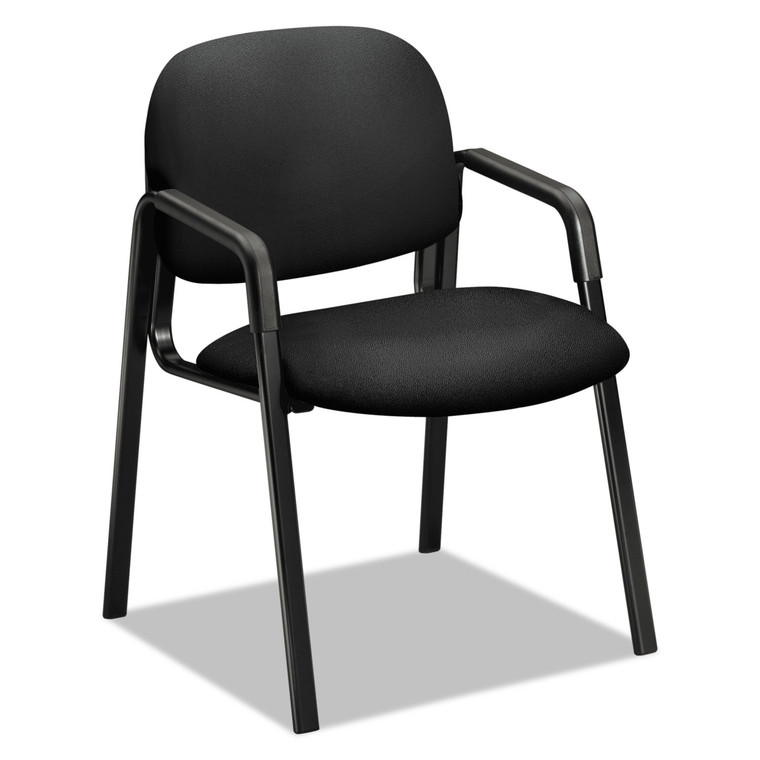 Solutions Seating 4000 Series Leg Base Guest Chair, 23.5" X 24.5" X 32", Black - HON4003CU10T