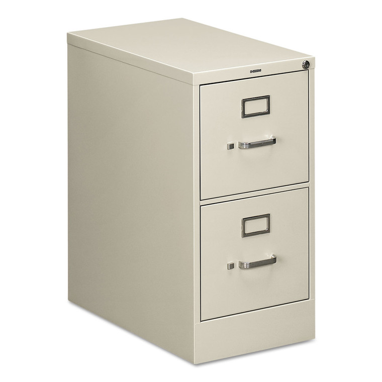 510 Series Vertical File, 2 Letter-Size File Drawers, Light Gray, 15" X 25" X 29" - HON512PQ