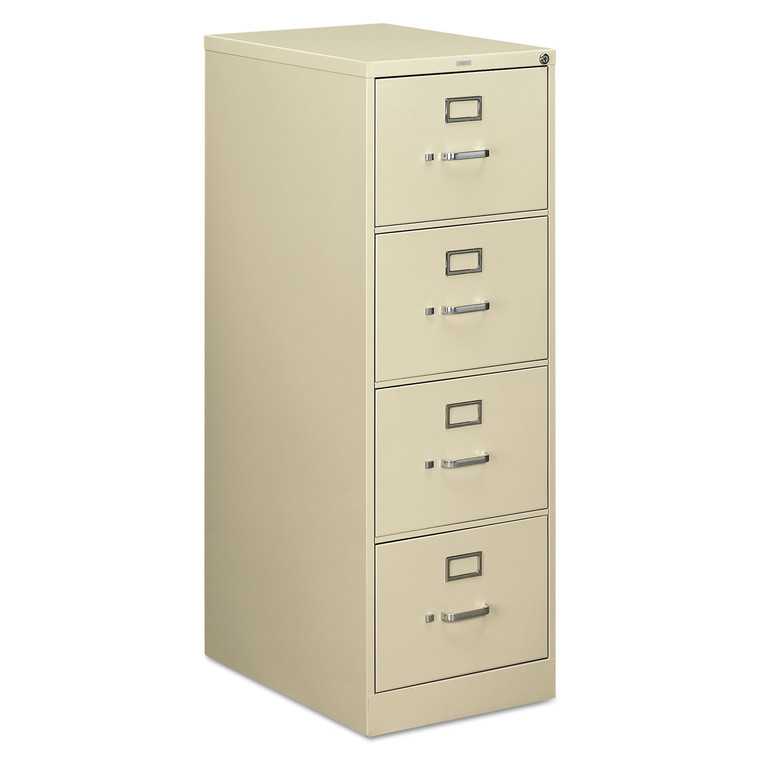 510 Series Vertical File, 4 Legal-Size File Drawers, Putty, 18.25" X 25" X 52" - HON514CPL