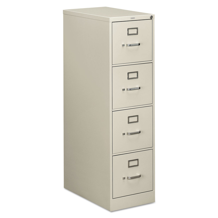 510 Series Vertical File, 4 Letter-Size File Drawers, Light Gray, 15" X 25" X 52" - HON514PQ