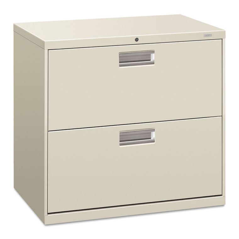 Brigade 600 Series Lateral File, 2 Legal/letter-Size File Drawers, Light Gray, 30" X 18" X 28" - HON672LQ