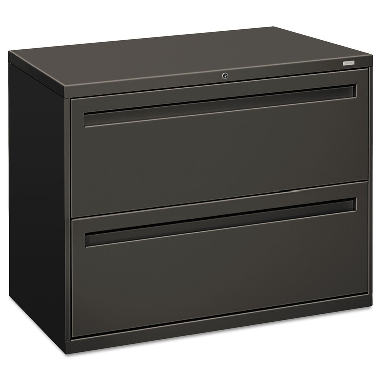 Brigade 700 Series Lateral File, 2 Legal/letter-Size File Drawers, Charcoal, 36" X 18" X 28" - HON782LS