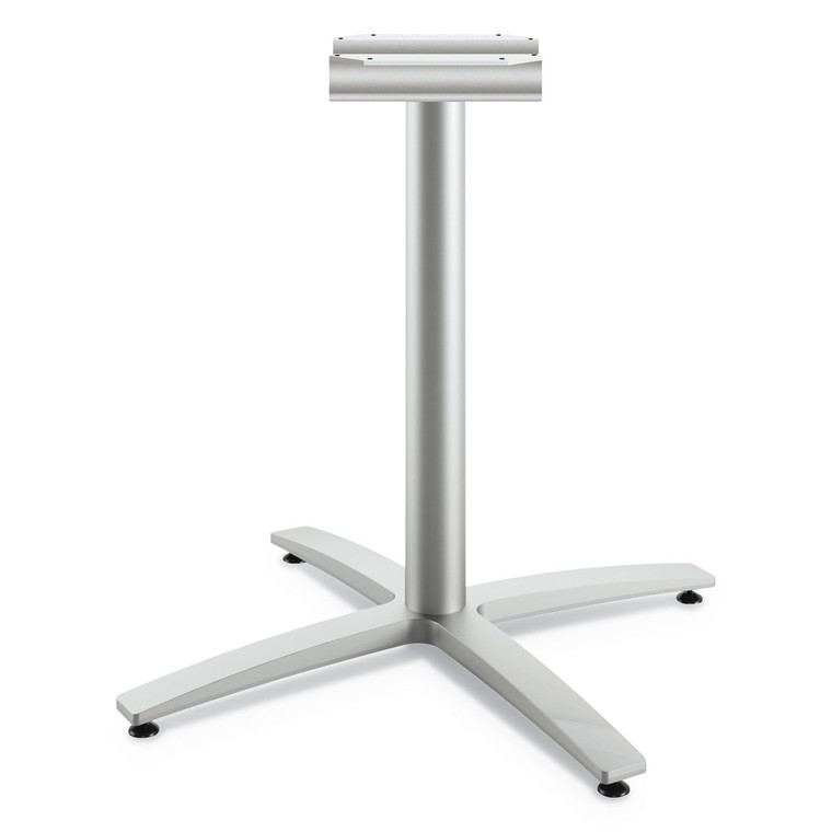 Between Seated-Height X-Base For 30"-36" Table Tops, Silver - HONBTX30SPR8