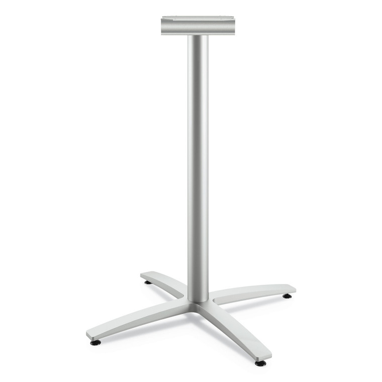 Between Standing-Height X-Base For 30"-36" Table Tops, Silver - HONBTX42SPR8