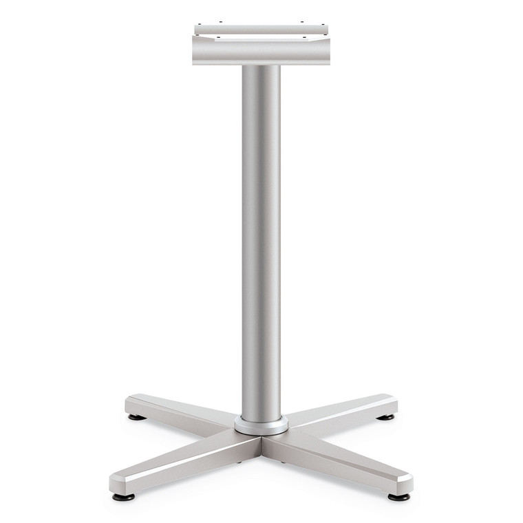 Arrange X-Leg Base For 30-36" Tops, 25.59w X 27.88h, Silver - HONCT29MXPR8