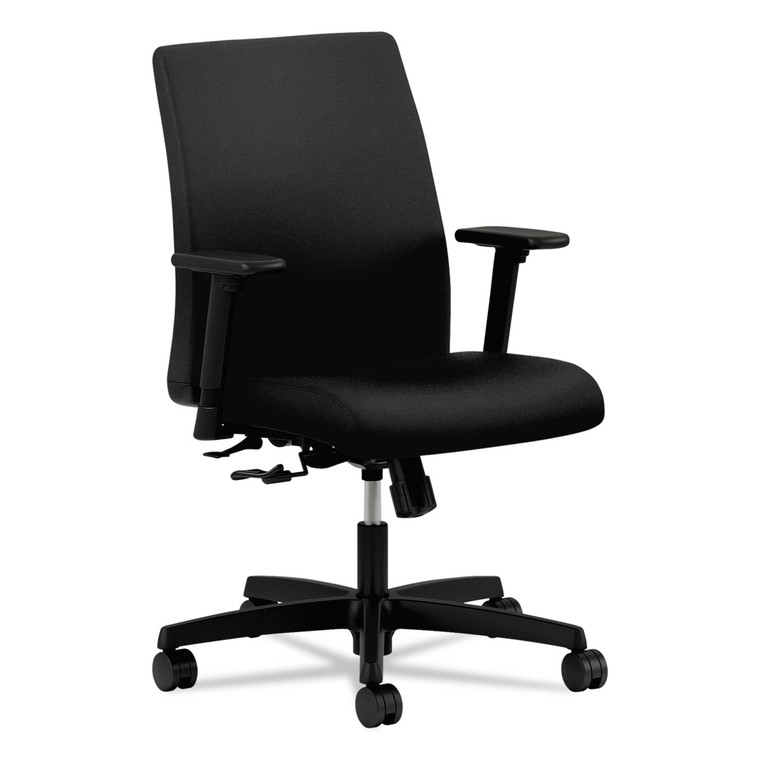 Ignition Series Fabric Low-Back Task Chair, Supports Up To 300 Lb, 17" To 21.5" Seat Height, Black - HONIT105CU10