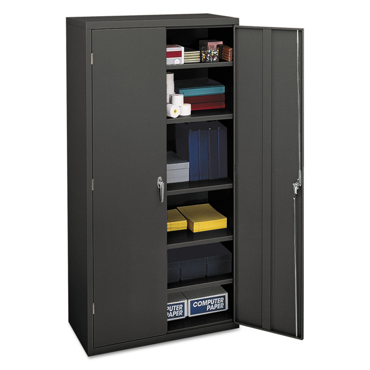 Assembled Storage Cabinet, 36w X 18 1/8d X 71 3/4h, Charcoal - HONSC1872S