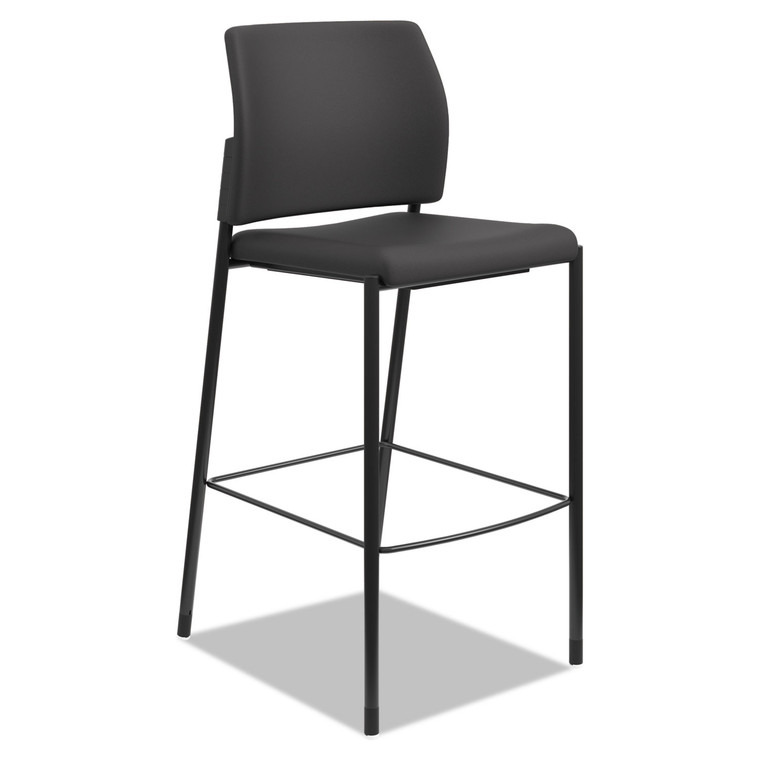 Accommodate Series Cafe Stool, Supports Up To 300 Lb, 30" Seat Height, Black - HONSCS2NECU10B