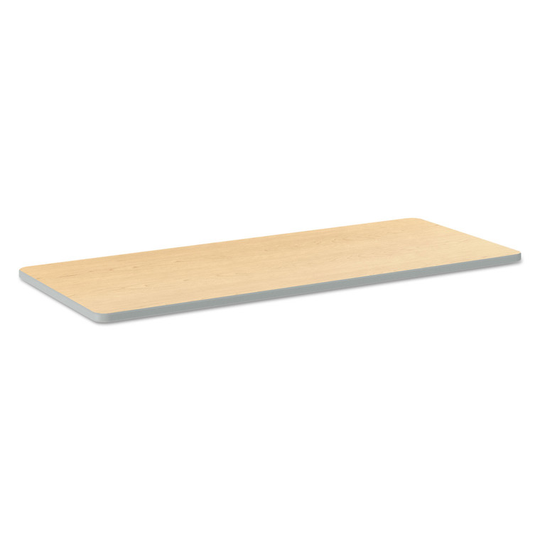 Build Rectangle Shape Table Top, 60w X 24d, Natural Maple - HONTR2460ENDK