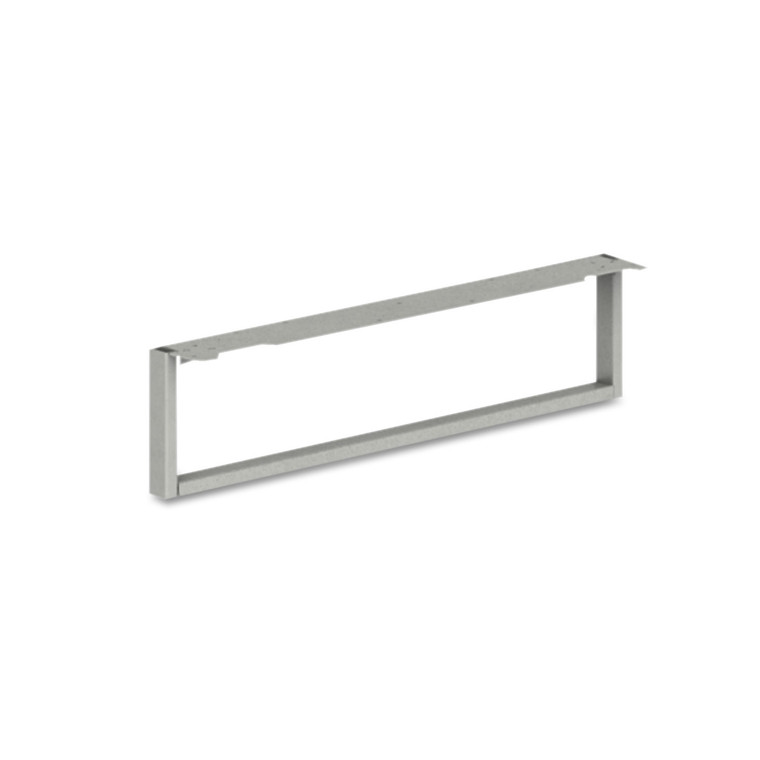 Voi O-Leg Support For Low Credenza, 2 X 29.75 X 7, Platinum Metallic - HONVSL30ST