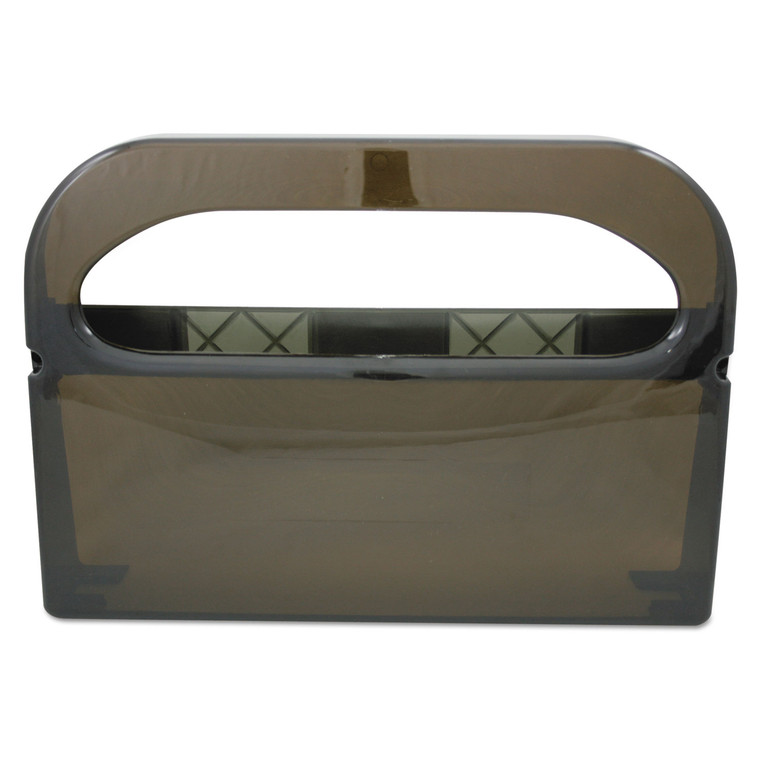 Health Gards Toilet Seat Cover Dispenser, Half-Fold, 16 X 3.25 X 11.5, Smoke - HOSHG12SMO