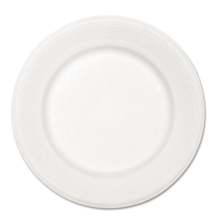 Paper Dinnerware, Plate, 10.5" Dia, White, 500/carton - HUH21217