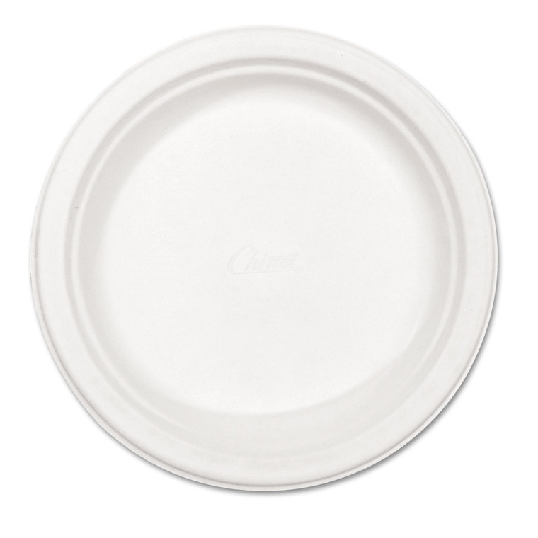 Paper Dinnerware, Plate, 8.75" Dia, White, 500/carton - HUH21227