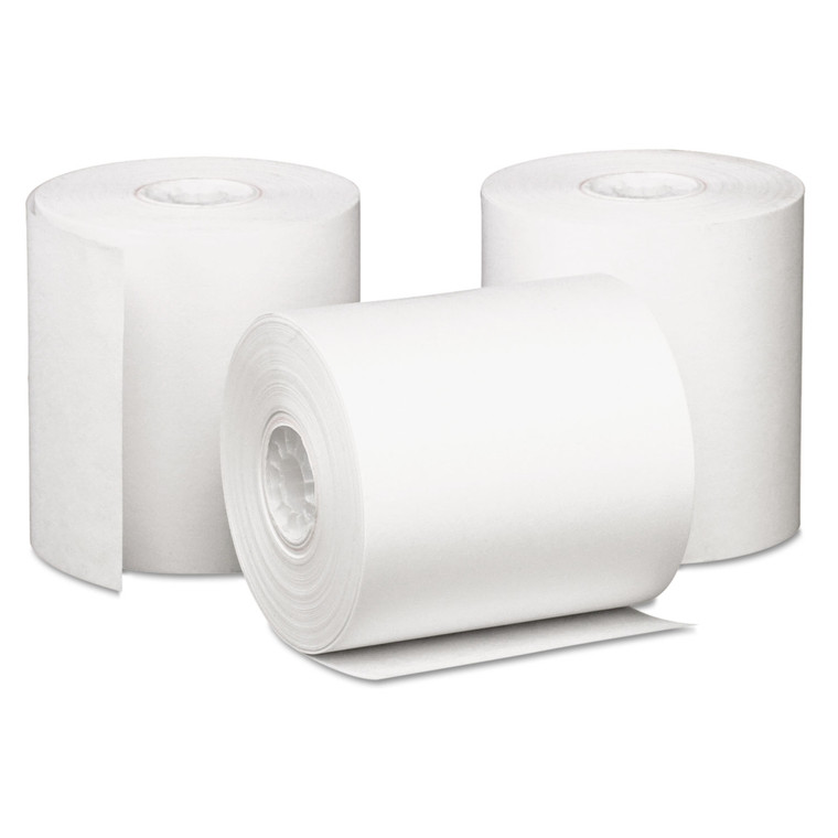 Impact Bond Paper Rolls, 3" X 85 Ft, White, 50/carton - ICX90742203