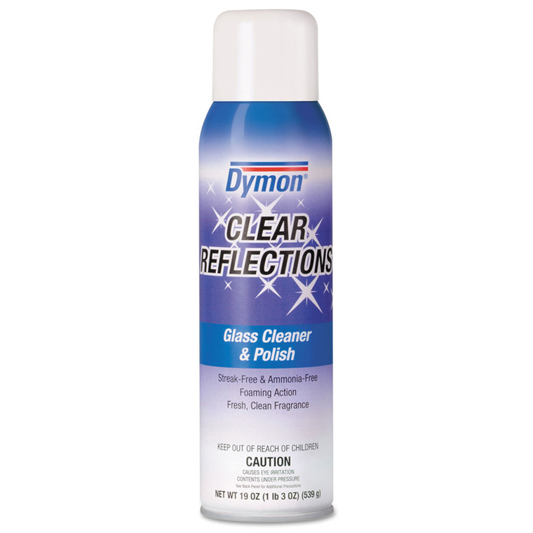 Clear Reflections Mirror And Glass Cleaner, 20 Oz Aerosol Spray, 12/carton - ITW38520