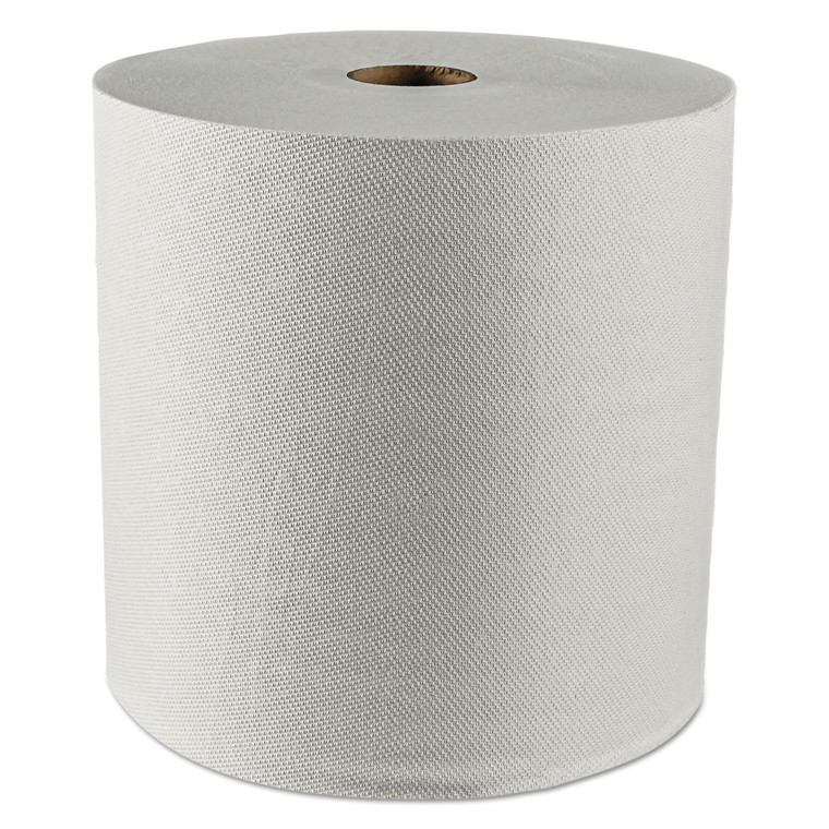 Essential Plus Hard Roll Towels, 1.5" Core, 8" X 425 Ft, White, 12 Rolls/carton - KCC01080