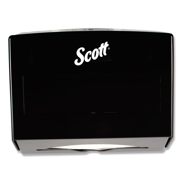 Scottfold Folded Towel Dispenser, 10.75 X 4.75 X 9, Black - KCC09215