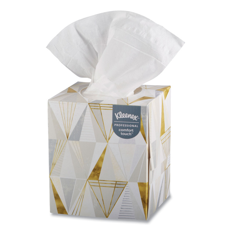Boutique White Facial Tissue, 2-Ply, Pop-Up Box, 95 Sheets/box, 3 Boxes/pack - KCC21200