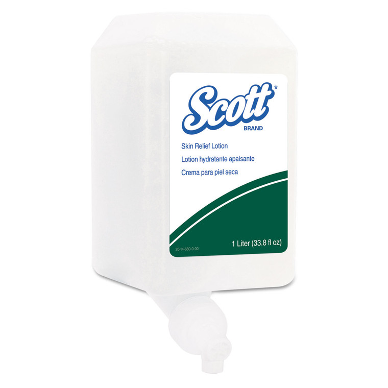 Skin Relief Lotion, 1 L Bottle, Fragrance Free, 6/carton - KCC35365CT
