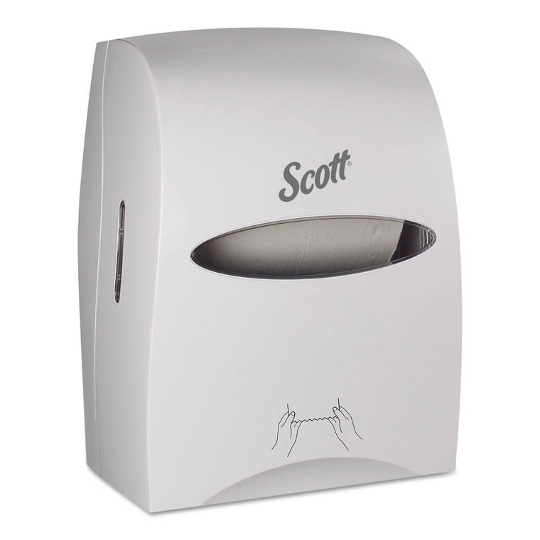 Essential Manual Hard Roll Towel Dispenser, 13.06 X 11 X 16.94, White - KCC46254