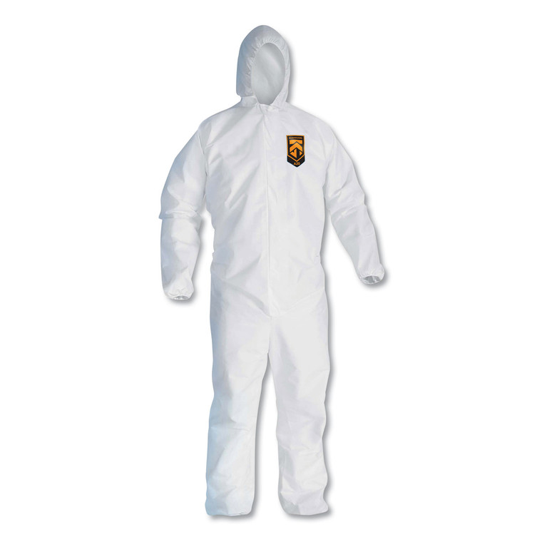 A20 Breathable Particle Protection Coveralls, Zip Closure, 3x-Large, White - KCC49116