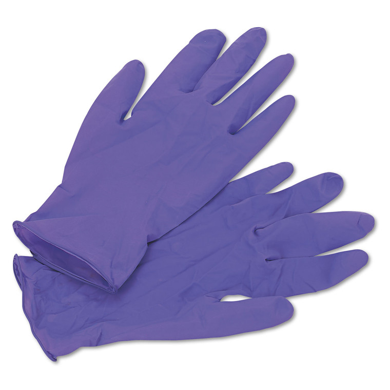 Purple Nitrile Exam Gloves, 242 Mm Length, Medium, Purple, 1000/carton - KCC55082CT