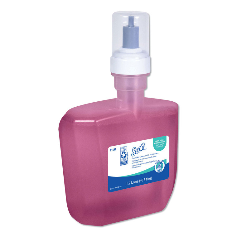 Pro Foam Skin Cleanser With Moisturizers, Citrus Floral, 1.2 L Refill, 2/carton - KCC91592