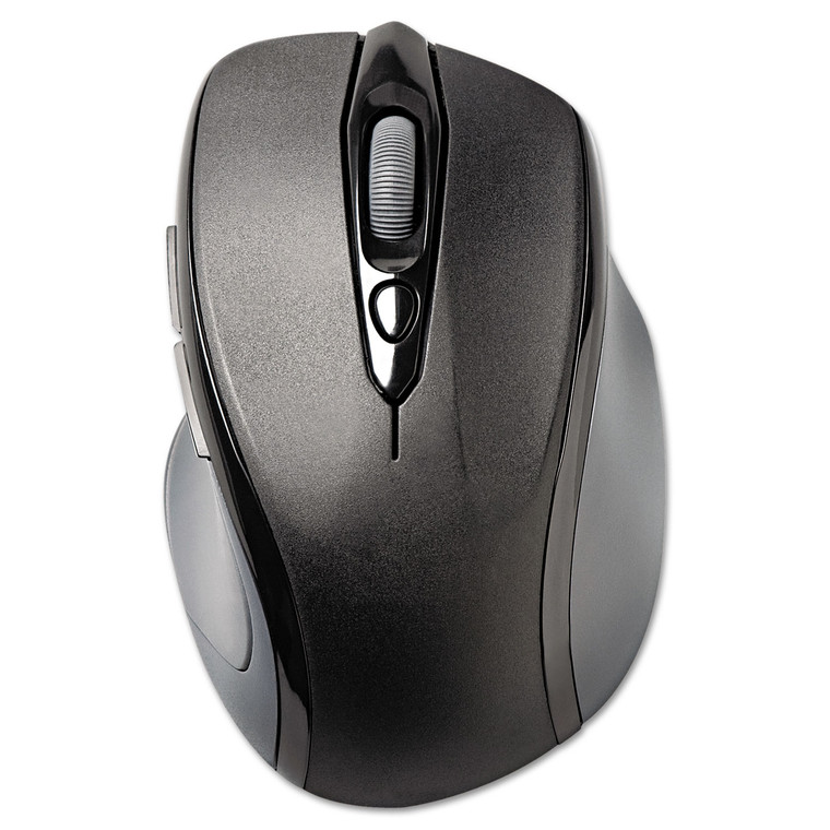 Pro Fit Mid-Size Wireless Mouse, 2.4 Ghz Frequency/30 Ft Wireless Range, Right Hand Use, Black - KMW72405