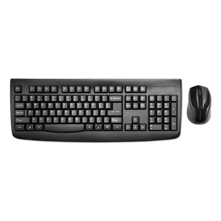 Keyboard For Life Wireless Desktop Set, 2.4 Ghz Frequency/30 Ft Wireless Range, Black - KMW75231