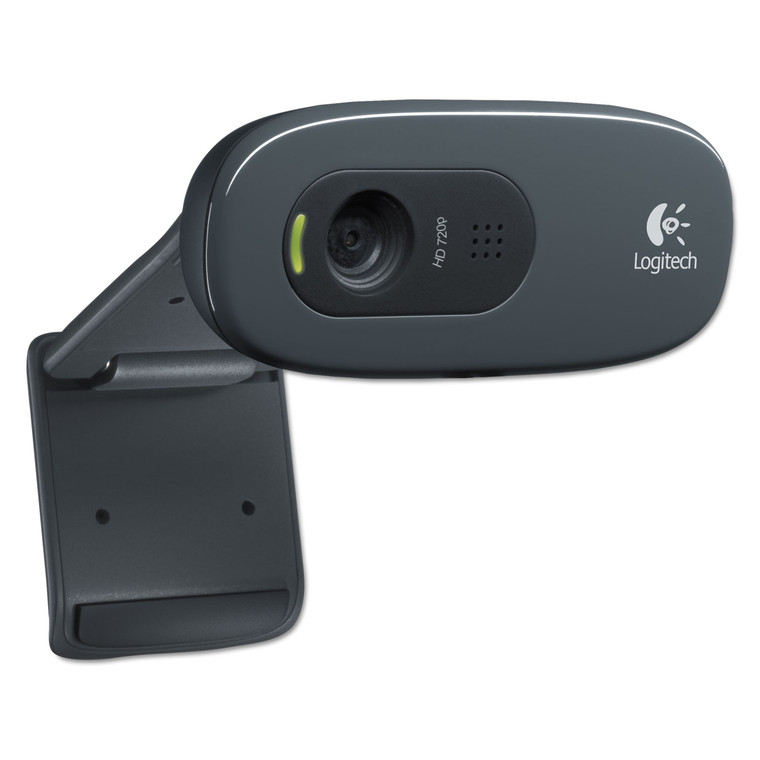 C270 Hd Webcam, 1280 Pixels X 720 Pixels, 1 Mpixel, Black - LOG960000694