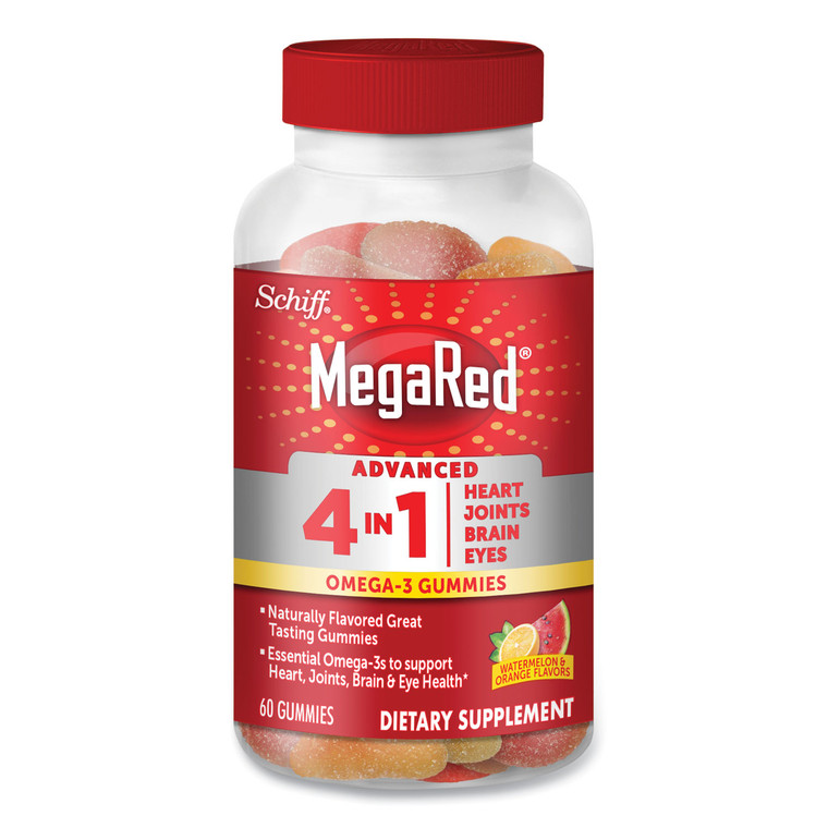 Advanced 4-In-1 Omega-3 Gummies, 60 Count - MEG10435