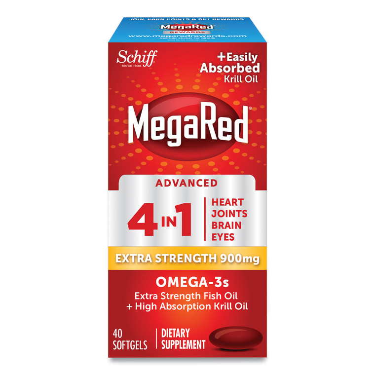 Advanced 4-In-1 Omega-3 Softgel, 900 Mg, 40 Count - MEG96399