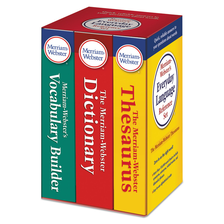 Everyday Language Reference Set, Dictionary, Thesaurus, Vocabulary Builder - MER3328