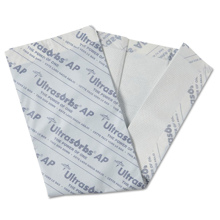 Ultrasorbs Ap Underpads, 31" X 36", White, 10/pack - MIIULTRSORB3136