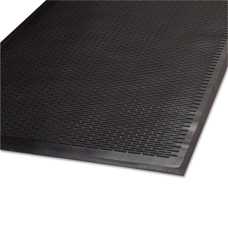 Clean Step Outdoor Rubber Scraper Mat, Polypropylene, 36 X 60, Black - MLL14030500