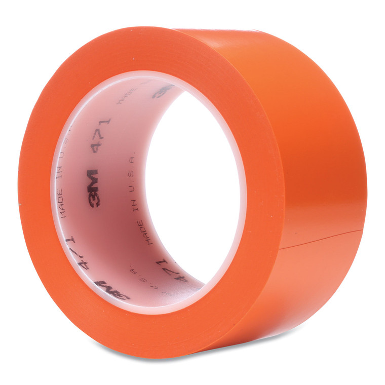 Vinyl Floor Marking Tape 471, 2" X 36 Yds, Orange - MMM471ORG