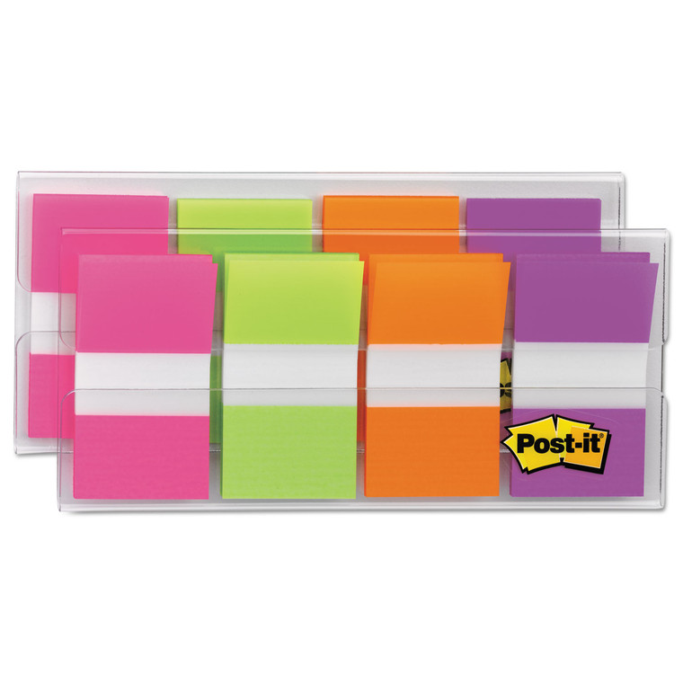 Page Flags In Portable Dispenser, Bright, 160 Flags/dispenser - MMM680PGOP2