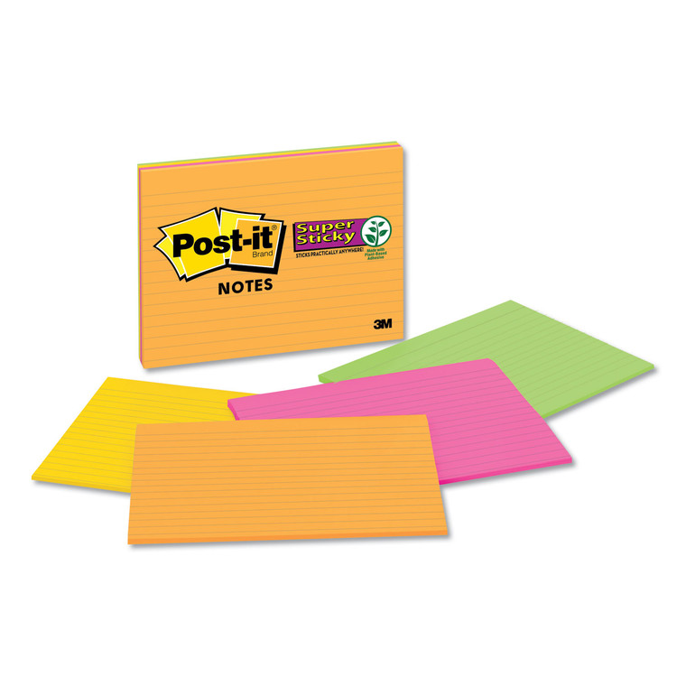Meeting Notes In Rio De Janeiro Colors, Lined, 8 X 6, 45-Sheet, 4/pack - MMM6845SSPL