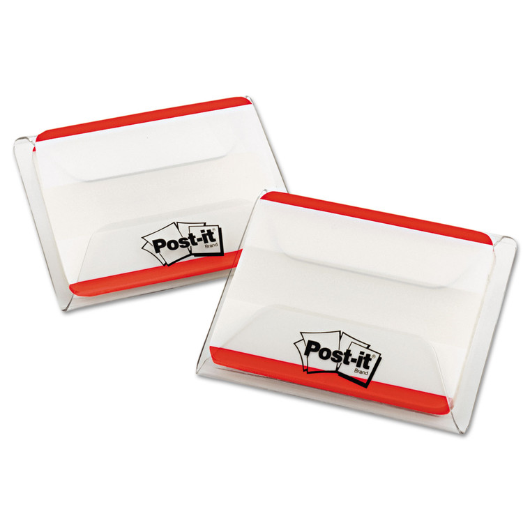 Tabs, Lined, 1/5-Cut Tabs, Red, 2" Wide, 50/Pack - MMM686F50RD