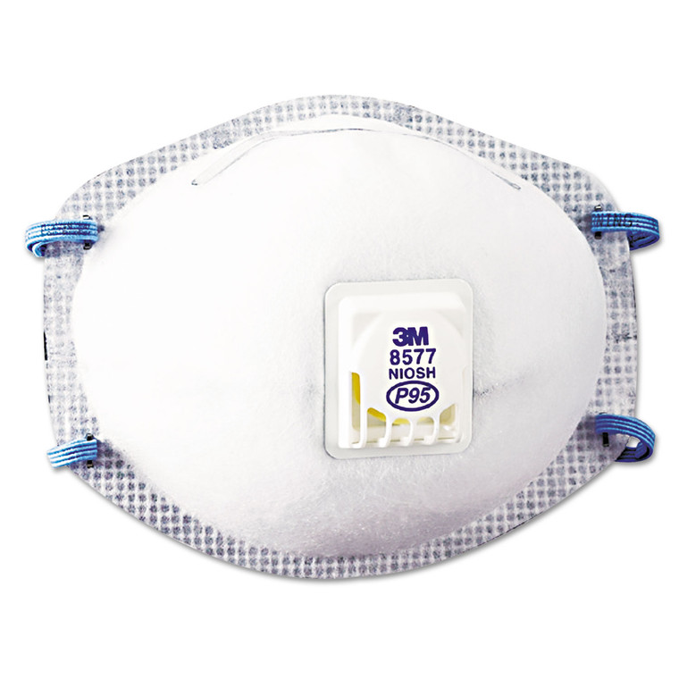 Particulate Respirator 8577, P95, 10/box - MMM8577